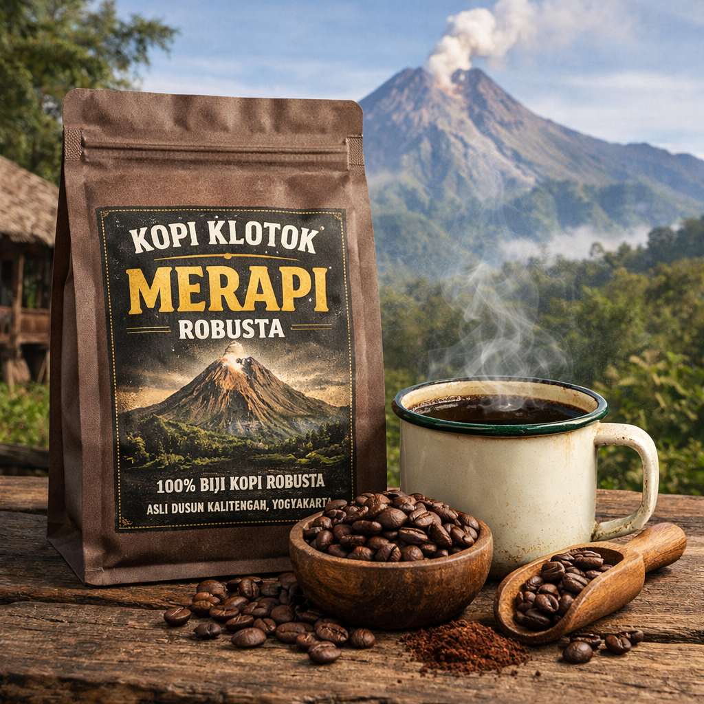 Kopi Klotok Merapi Robusta